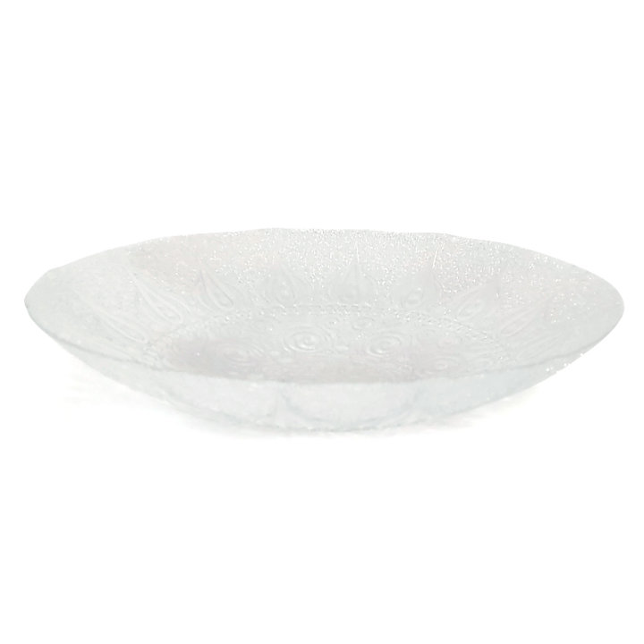 ZDJELA STAKLENA DEKORIRANA BOMBAY 41 CM