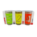 ČAŠE LINDE 6/1 250 ML - DEKOR BROJEVI