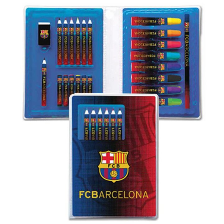 FC BARCELONA SET ZA CRTANJE I BOJANJE 20 DIJELNI