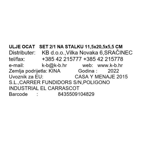 ULJE OCAT  SET 2/1 NA STALKU