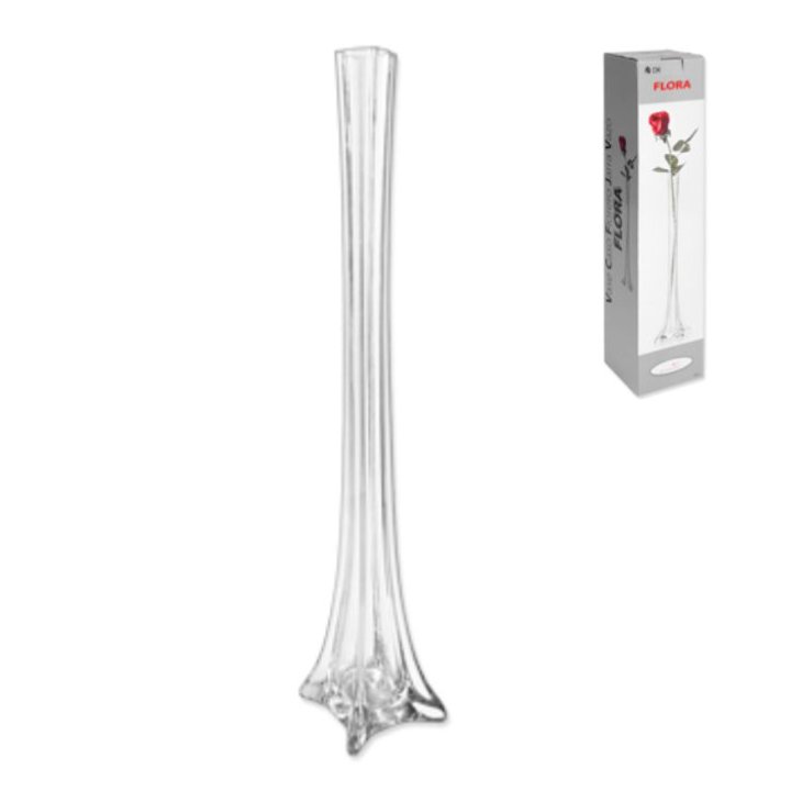 VAZA STAKLENA ZA JEDAN CVIJET - FLORA 50 CM
