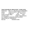 VAZA STAKLENA ZA JEDAN CVIJET - FLORA 50 CM