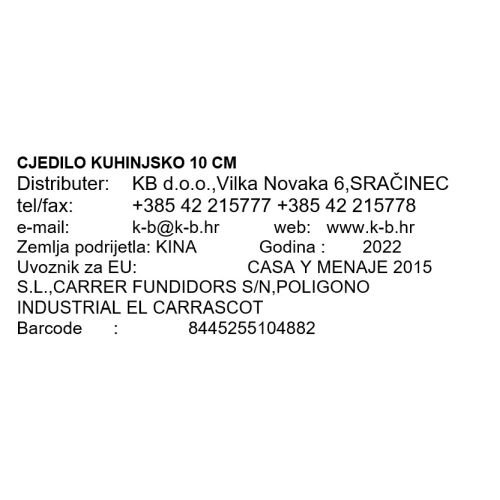 CJEDILO KUHINJSKO 10 CM