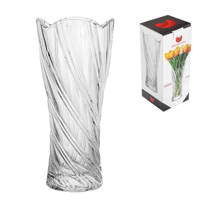 VAZA STAKLENA CALLELA 19 CM