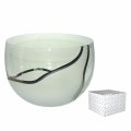 ZDJELA KRISTALIN DEKORIRANA 20 CM - SATIN I PLATINA