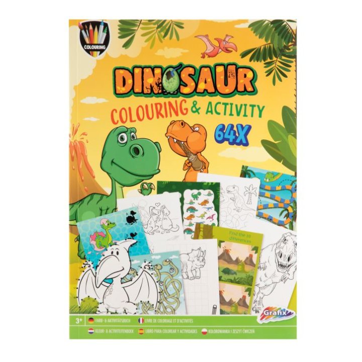 BOJANKA DINOSAUR SA ZABAVNIM SADRŽAJEM 64 STRANE