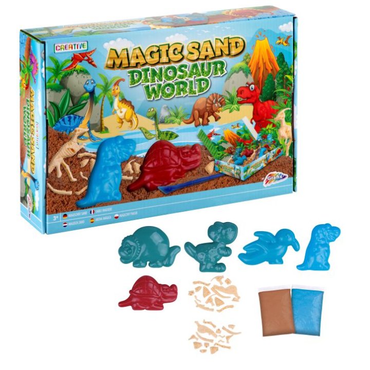 KINETIČKI PIJESAK SET - SVIJET DINOSAURA