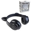 SLUŠALICE BEŽIČNE S LED SVJETLEĆIM UŠIMA CRNE / BIJELE - SOUNDLOGIC