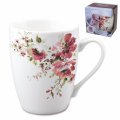ŠALICA NEW BONE C. 400 ML - CVJETNI DEKOR U POKLON KUTIJI