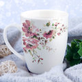 ŠALICA NEW BONE C. 400 ML - CVJETNI DEKOR U POKLON KUTIJI