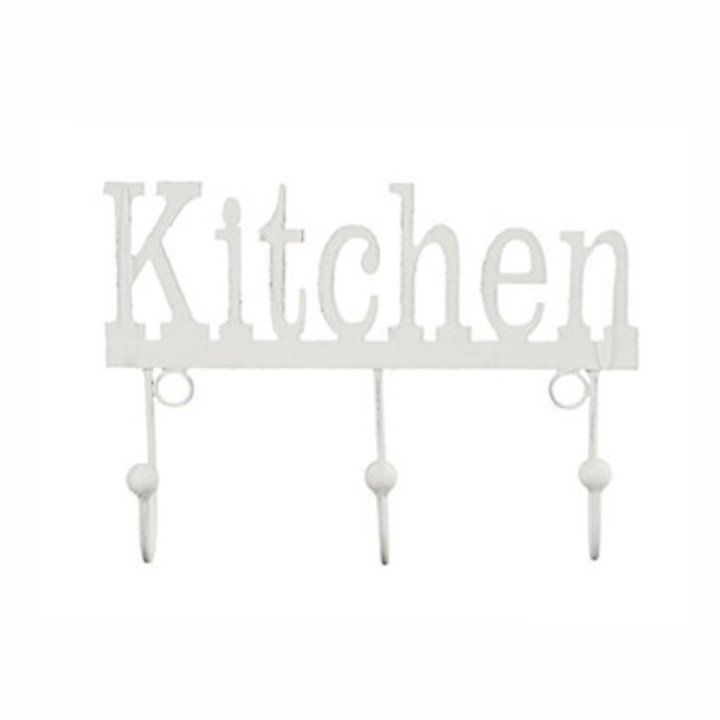 VJEŠALICA METALNA KUHINJSKA S NATPISOM KITCHEN 15 CM