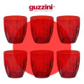 ČAŠE GUZZINI 6/1 350 ML CRVENE PVC