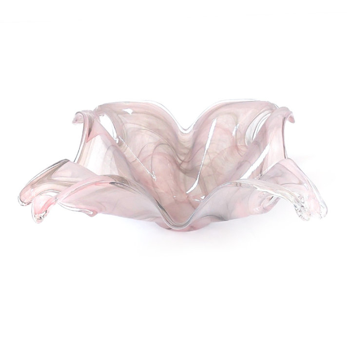 ZDJELA INFINITY ČETVRTASTA MURANO TEHNIKA 40x40 CM LJUBIČASTO-SIVA
