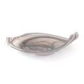 ZDJELA CARAMELLA MURANO TEHNIKA 48x29 CM LJUBIČASTO-SIVA