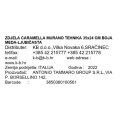 ZDJELA CARAMELLA MURANO TEHNIKA 35x24 CM BOJA MEDA-LJUBIČASTA