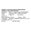 SVIJEĆA U VALOVITOJ POSUDI JAMES MURANO TEHNIKA 27 CM LJUBIČASTO-SIVA