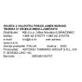 SVIJEĆA U VALOVITOJ POSUDI JAMES MURANO TEHNIKA 27 CM BOJA MEDA-LJUBIČASTA