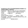 SVIJEĆNJAK LISA SA SVIJEĆOM MURANO TEHNIKA 12,5 CM BOJA MEDA-LJUBIČASTI