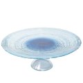 STALAK ZA TORTU ONDA PLAVI S RELJEFNIM UZORKOM 33x10 CM