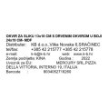OKVIR ZA SLIKU 13x18 CM S DRVENIM OKVIROM U BOJI 24x19 CM- MDF