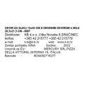 OKVIR ZA SLIKU 15x20 CM S DRVENIM OKVIROM U BOJI