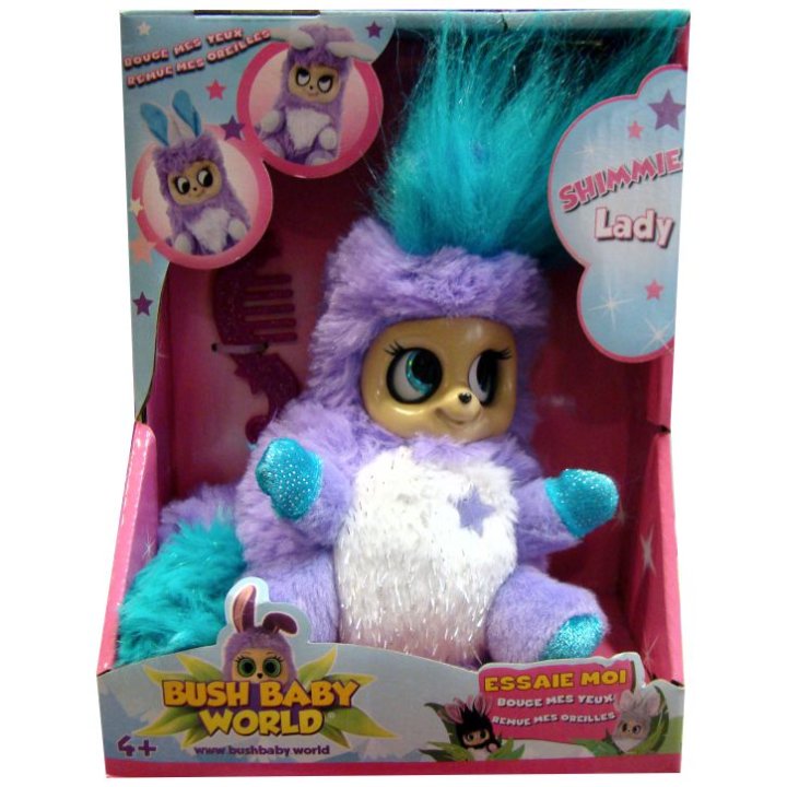 BUSH BABY WORLD SHIMMIES PLIŠANI - SORT