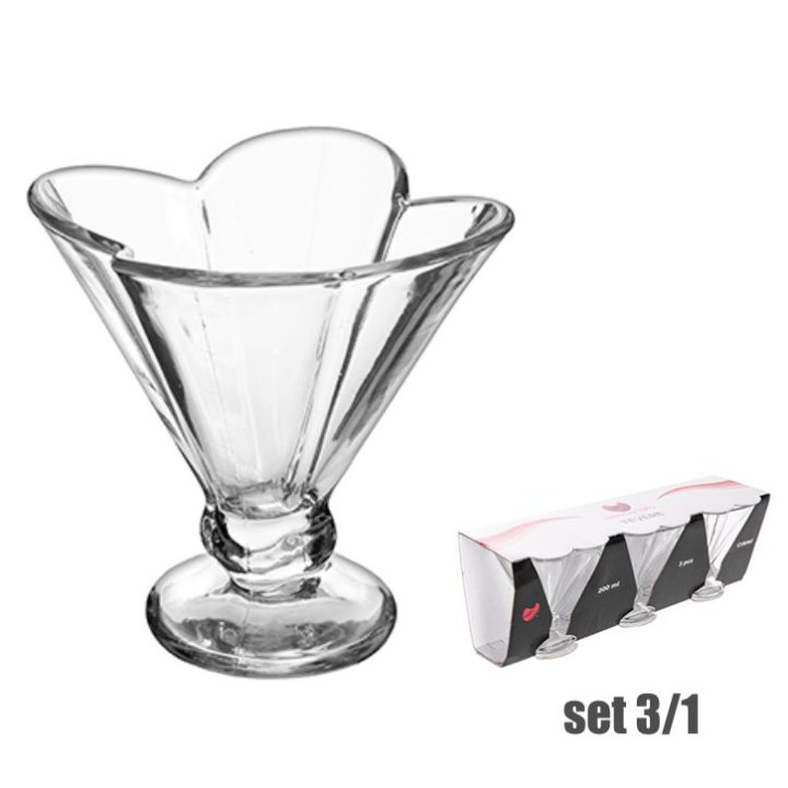 POSUDICE ZA SLADOLED TEVERE 3/1 200 ML
