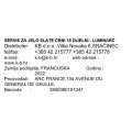 SERVIS ZA JELO SLATE CRNO - SIVI 18 DIJELNI - LUMINARC