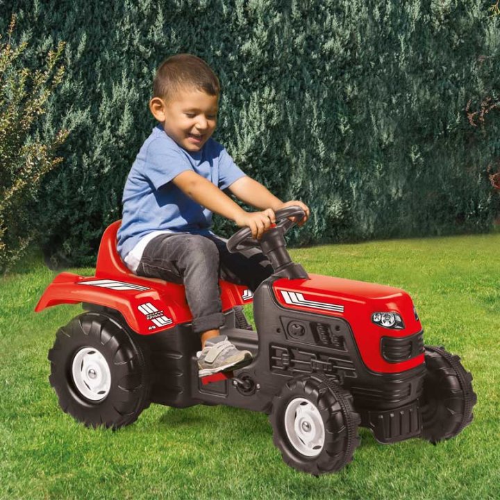 TRAKTOR NA PEDALE RANCHERO CRVENI 52x81,5x45 CM