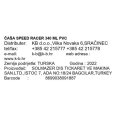 ČAŠA SPEED RACER 340 ML PVC