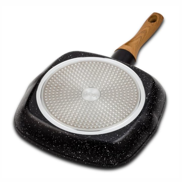 GRILL TAVA INDUKCIJSKA NATURE 28x28 CM S NEPRIJANJAJUĆIM STONE PREMAZOM