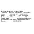 OKVIR ZA SLIKU 15x20 CM ZLATNA BOJA