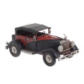 AUTO DEKORACIJA OLDTIMER - METALNI CRVENO-CRNI