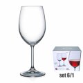 ČAŠE ZA BIJELO VINO KRISTALIN LARA  6/1 350 ML