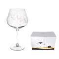 KRISTALNE ČAŠE ZA CRNO VINO VIOLA S DEKORACIJOM 6/1 570 ML