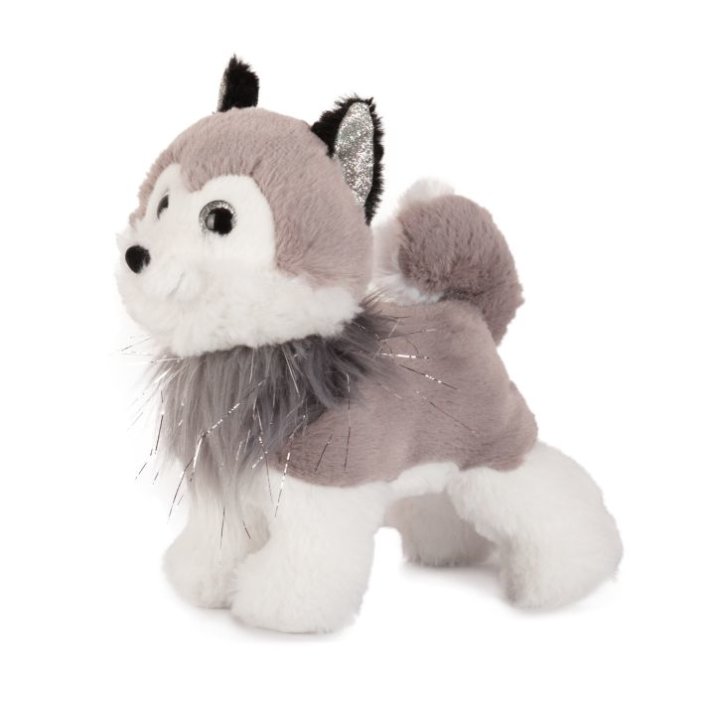 PLIŠAN PAS HUSKY SA GLITTER OČIMA 28 CM