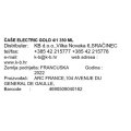 ČAŠE ELECTRIC GOLD 4/1 350 ML