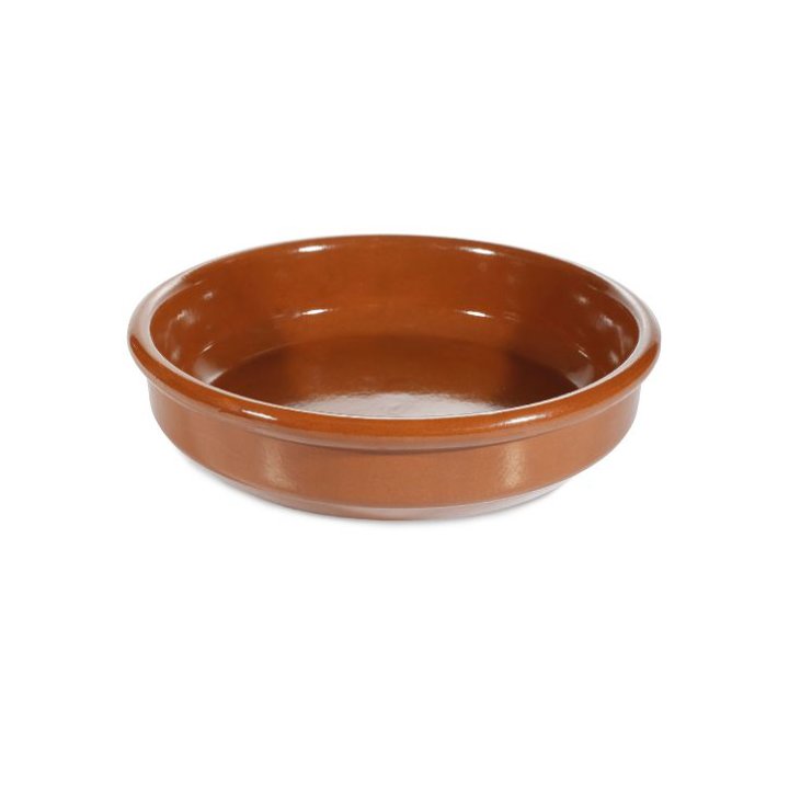 KERAMIČKI  PEKAČ OKRUGLI SMEĐI 18 CM