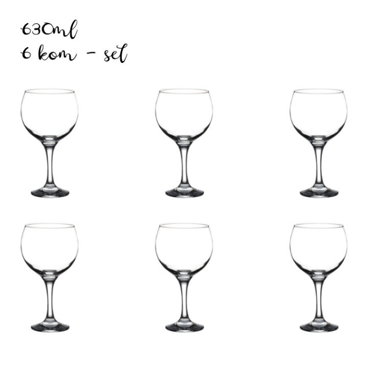 ČAŠE ZA GIN TONIC - CUBATA 6/1 630 ML