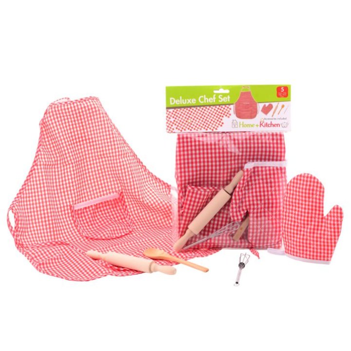 DJEČJI SET ZA KUHANJE 5 DJELNI DELUXE NA BLISTERU