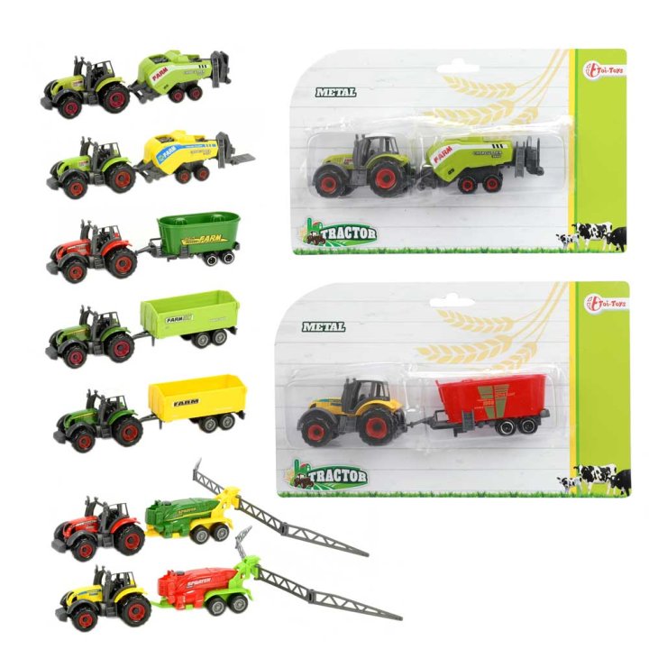 TRAKTOR FARMA S PRIKOLICOM I PRIKLJUČCIMA