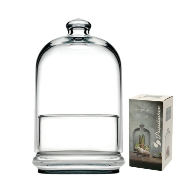 POSUDICA PATISSERIE 230 ML 16 CM SA STAKLENIM ZVONOM