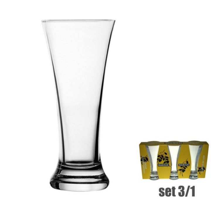 ČAŠE ZA PIVO MARIUS 3/1 180ML