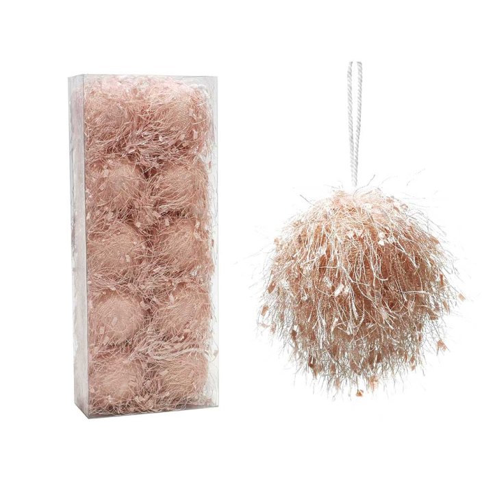 KUGLICE ZA BOR ČUPAVE ROZE 6 CM 10/1