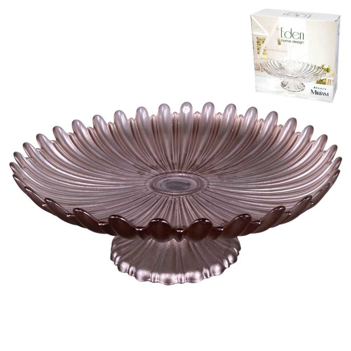 TACNA NA STALKU U BOJI GLITER ROZA 30x11 CM