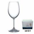 ČAŠE ZA VINO KRISTALIN LARA 6/1 350 ML