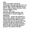 DJEČJI TRAKTOR NA PEDALE S PRIKOLICOM CRVENI 52x143x45 CM