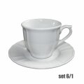ŠALICE ZA KAVU PORCULAN 6/1 200 ML MARIA - BIJELA