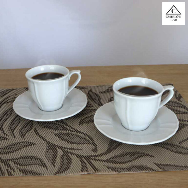 ŠALICE ZA KAVU PORCULAN 6/1 200 ML MARIA - BIJELA
