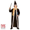 ČAROBNJAK KOSTIM ZA MAŠKARE S KAPOM I ŠALOM - VELIČINA 128 CM